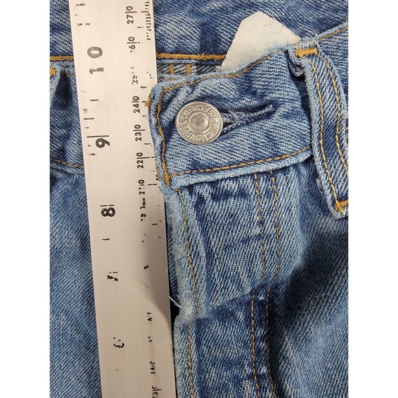 Vintage Levis 501 Jeans Mens 29x29 Button Distressed Thrashed Mid Cotton Holes - Picture 9 of 16